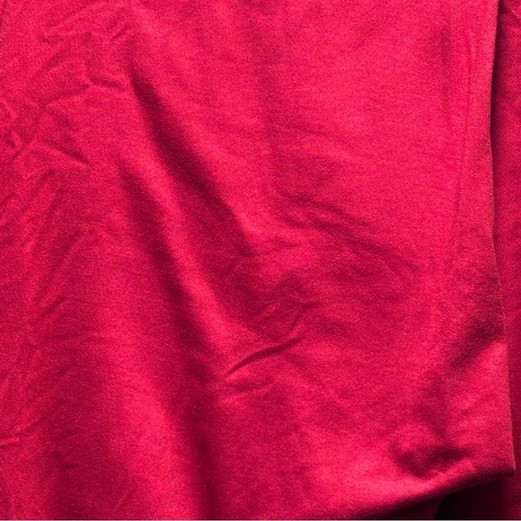 NWOT LulaRoe OS Soft Leggings One Size 2-10 Small-Large Cherry/Raspberry Red - Picture 4 of 11